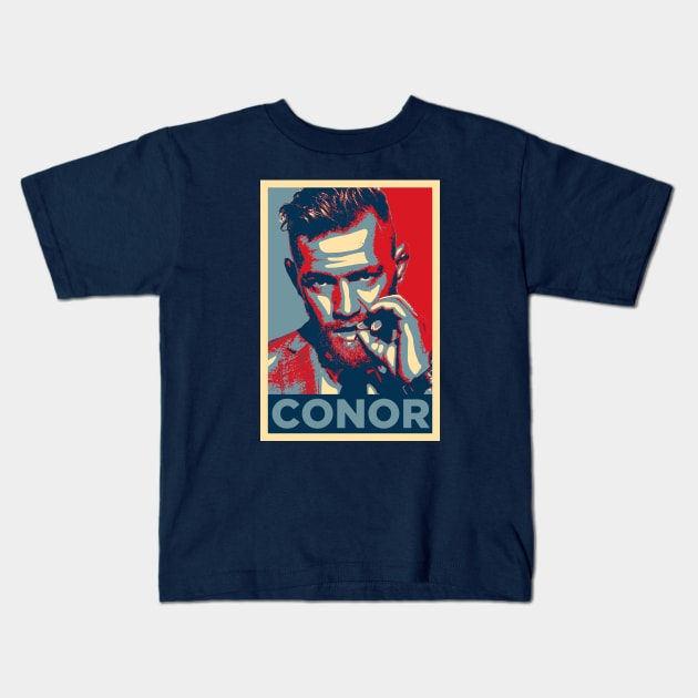 Conor McGregor Hope Poster Kids T-Shirt by MMAMerch